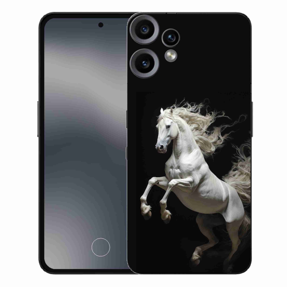 Gelový kryt mmCase na Nothing CMF Phone 2 Pro - bílý kůň 4