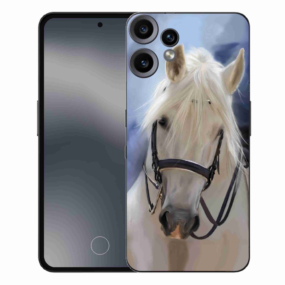 Gelový kryt mmCase na Nothing CMF Phone 2 Pro - bílý kůň