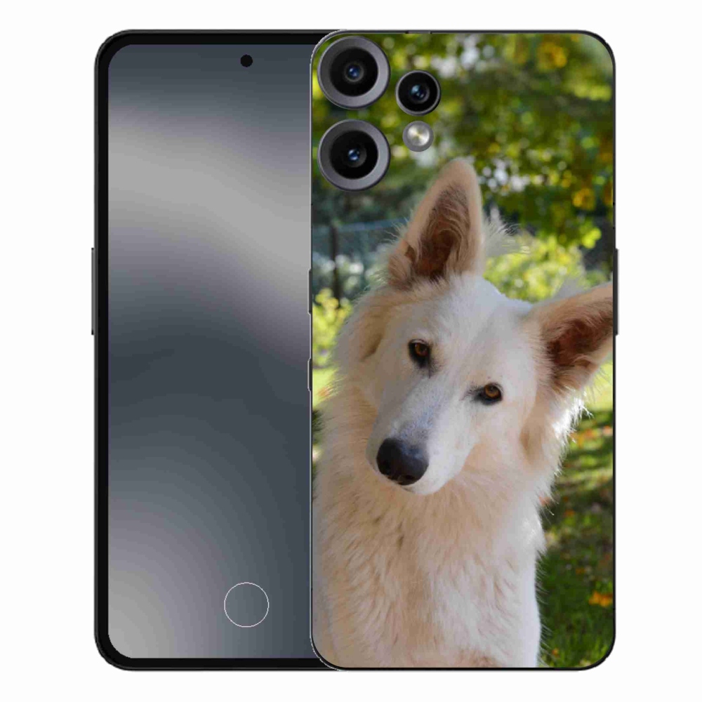Gelový kryt mmCase na Nothing CMF Phone 2 Pro - bílý švýcarský ovčák 1