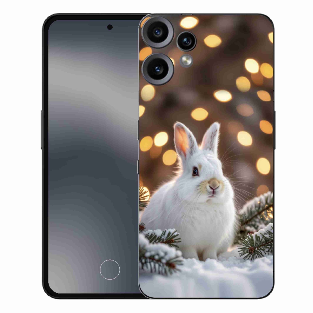 Gelový kryt mmCase na Nothing CMF Phone 2 Pro - bílý zajíc