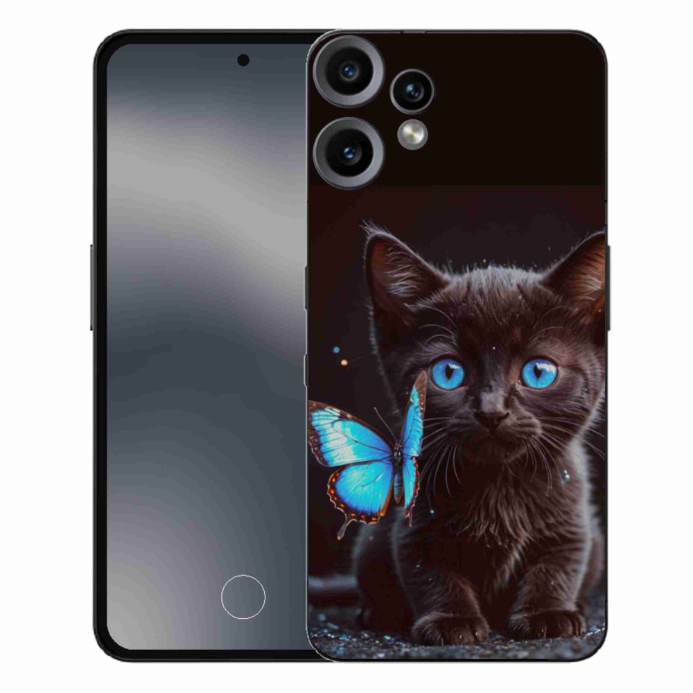 Gelový kryt mmCase na Nothing CMF Phone 2 Pro - černé kotě 3