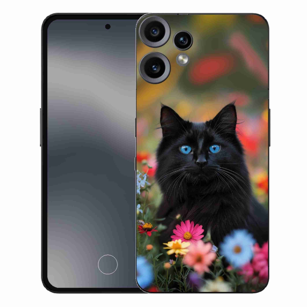 Gelový kryt mmCase na Nothing CMF Phone 2 Pro - černé kotě 4