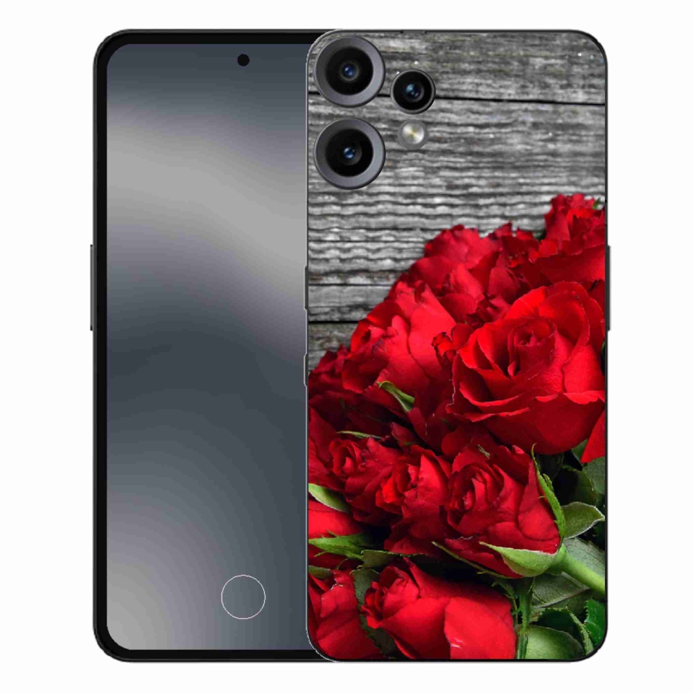 Gelový kryt mmCase na Nothing CMF Phone 2 Pro - červené růže