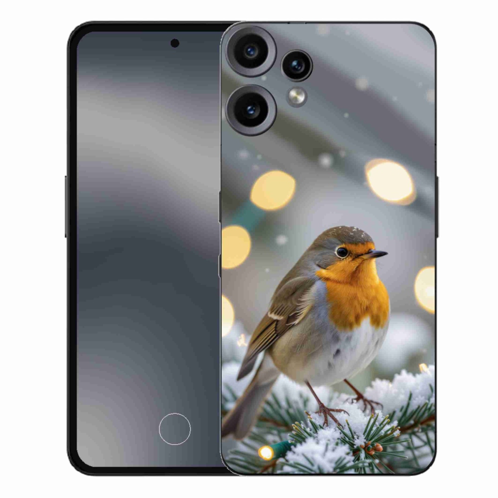 Gelový kryt mmCase na Nothing CMF Phone 2 Pro - červenka v zimě