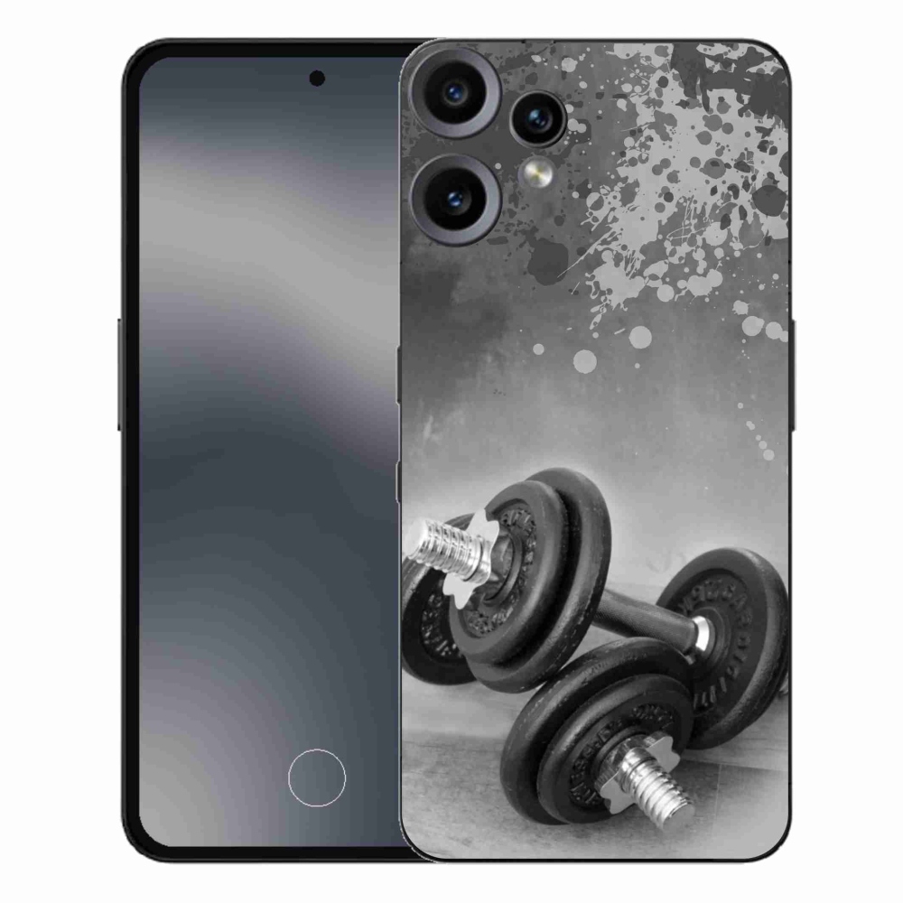 Gelový kryt mmCase na Nothing CMF Phone 2 Pro - činky 1