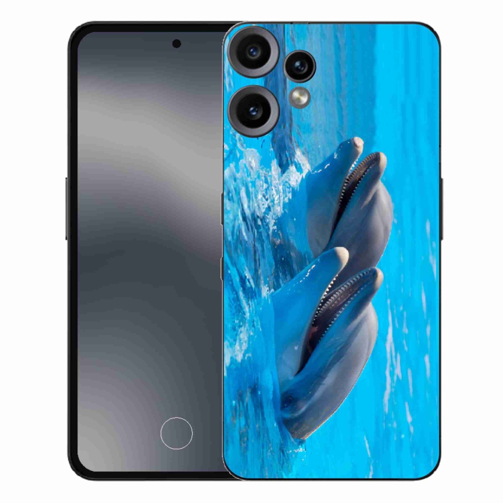 Gelový kryt mmCase na Nothing CMF Phone 2 Pro - delfíni