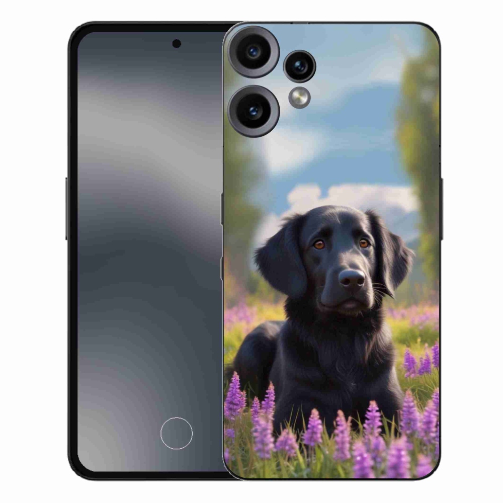 Gelový kryt mmCase na Nothing CMF Phone 2 Pro - elegantní černý retrívr
