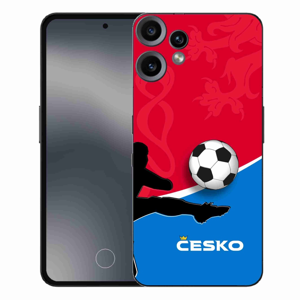 Gelový kryt mmCase na Nothing CMF Phone 2 Pro - fotbal Česko 2