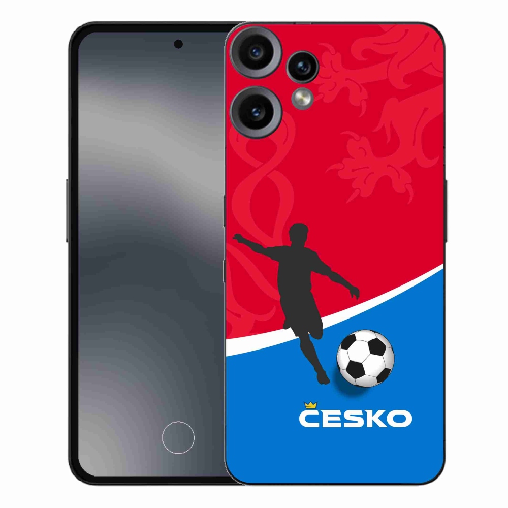 Gelový kryt mmCase na Nothing CMF Phone 2 Pro - fotbal Česko