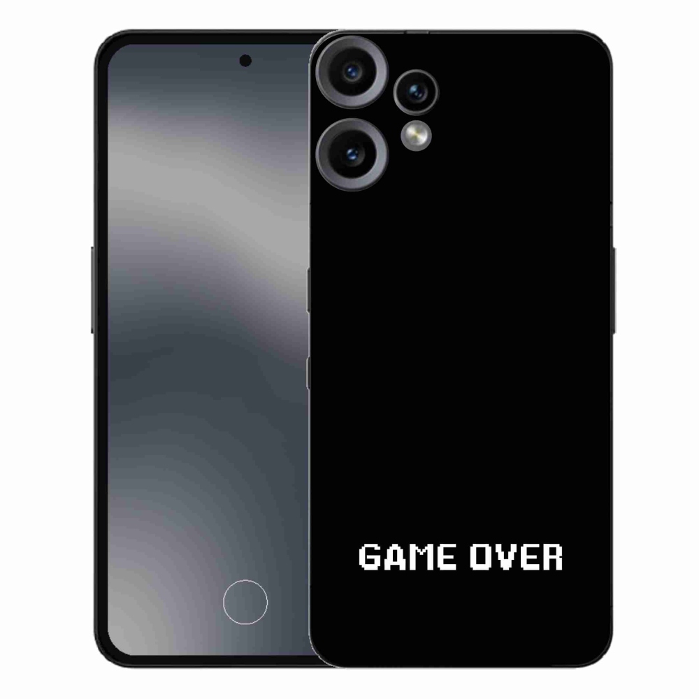 Gelový kryt mmCase na Nothing CMF Phone 2 Pro - game over černé pozadí