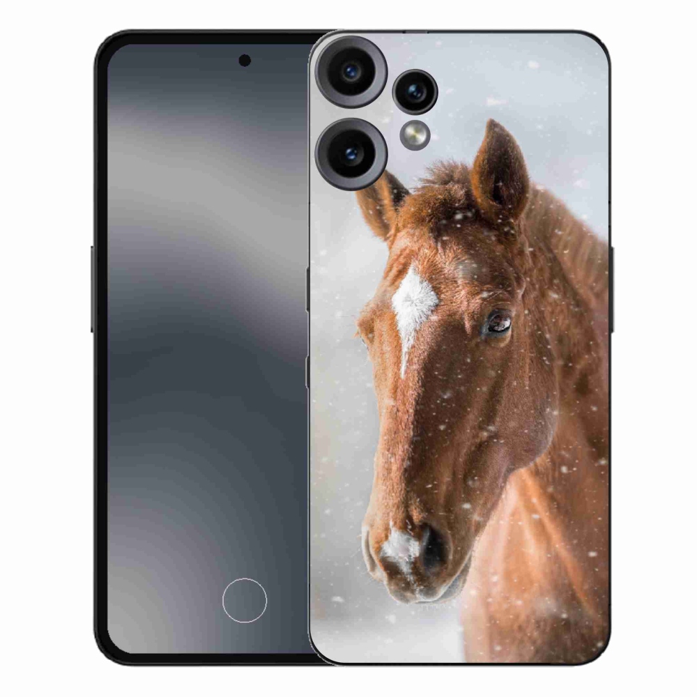 Gelový kryt mmCase na Nothing CMF Phone 2 Pro - hnědý kůň 2