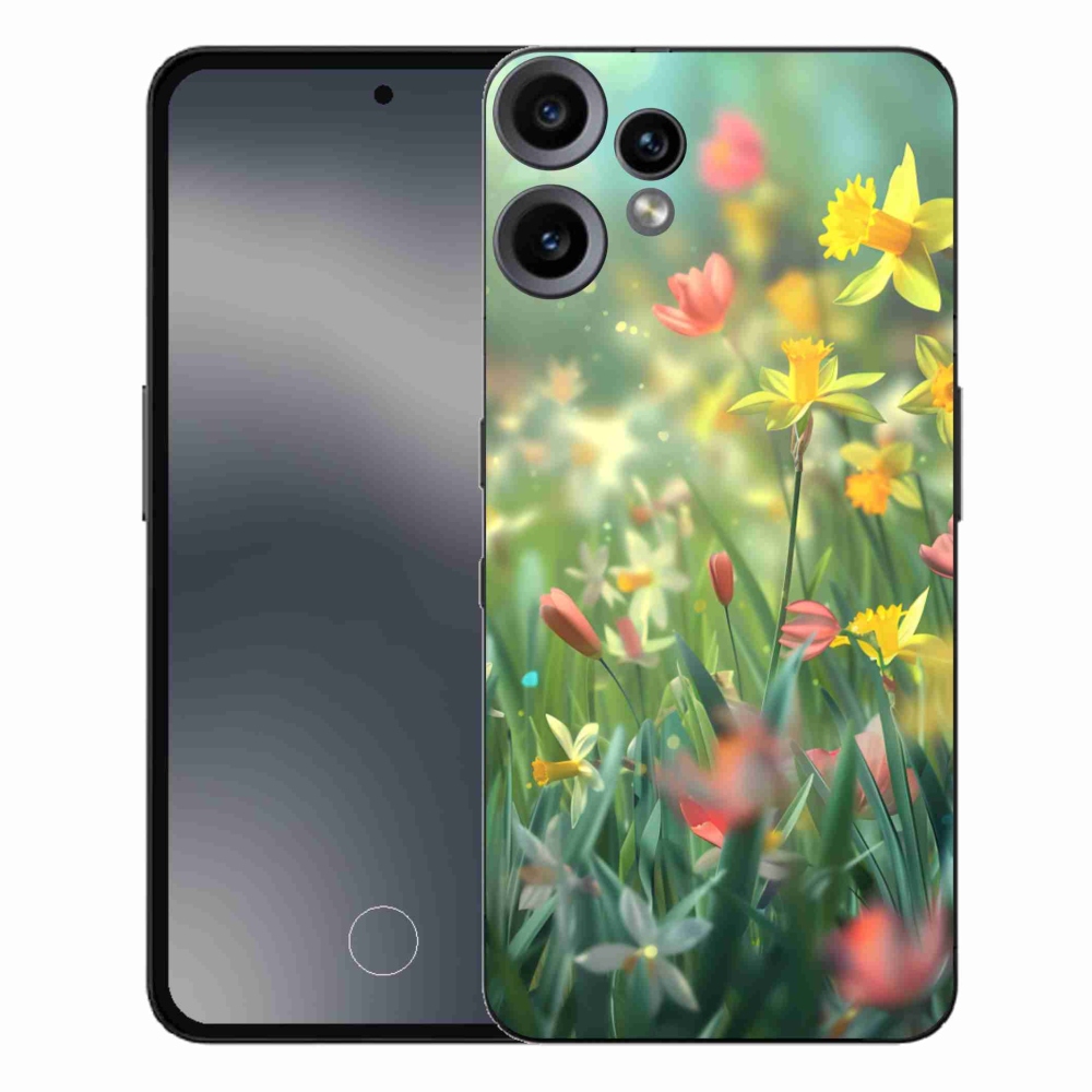Gelový kryt mmCase na Nothing CMF Phone 2 Pro - jarní květy