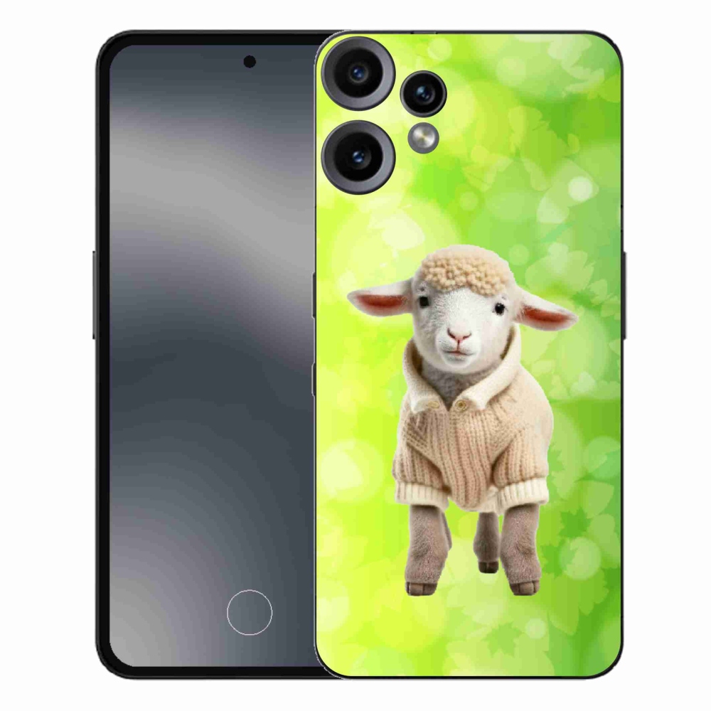 Gelový kryt mmCase na Nothing CMF Phone 2 Pro - jehně ve svetru