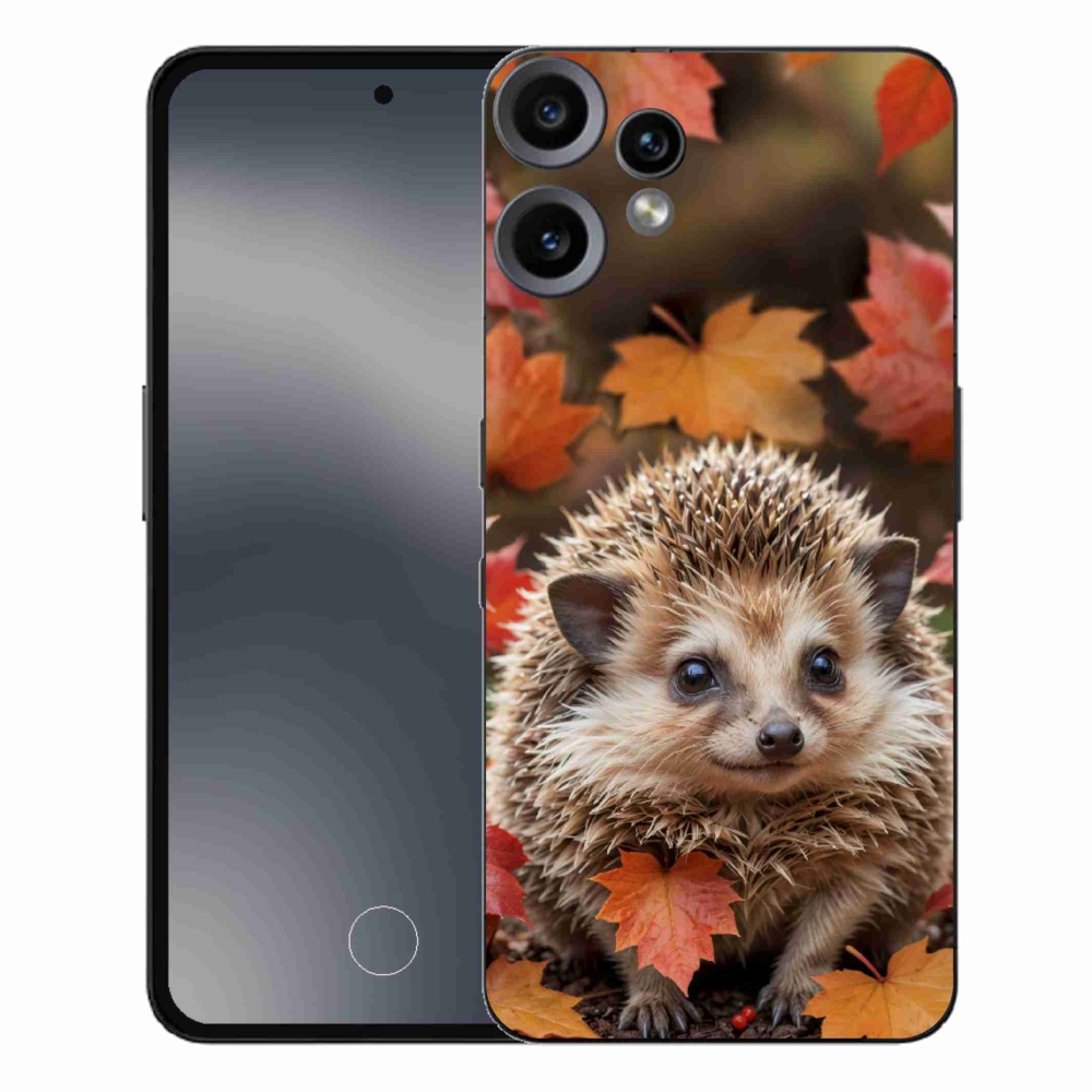 Gelový kryt mmCase na Nothing CMF Phone 2 Pro - ježek v listí