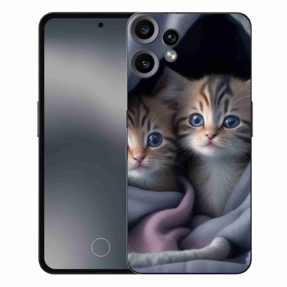 Gelový kryt mmCase na Nothing CMF Phone 2 Pro - kočičí duo 2