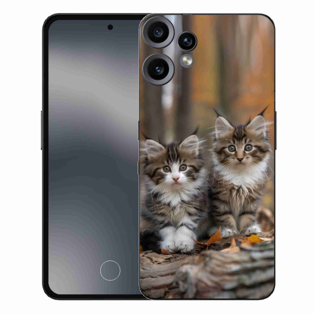 Gelový kryt mmCase na Nothing CMF Phone 2 Pro - kočičí duo 3