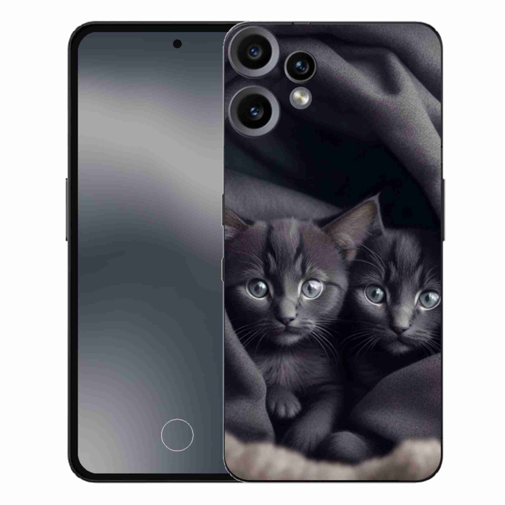 Gelový kryt mmCase na Nothing CMF Phone 2 Pro - kočičí duo