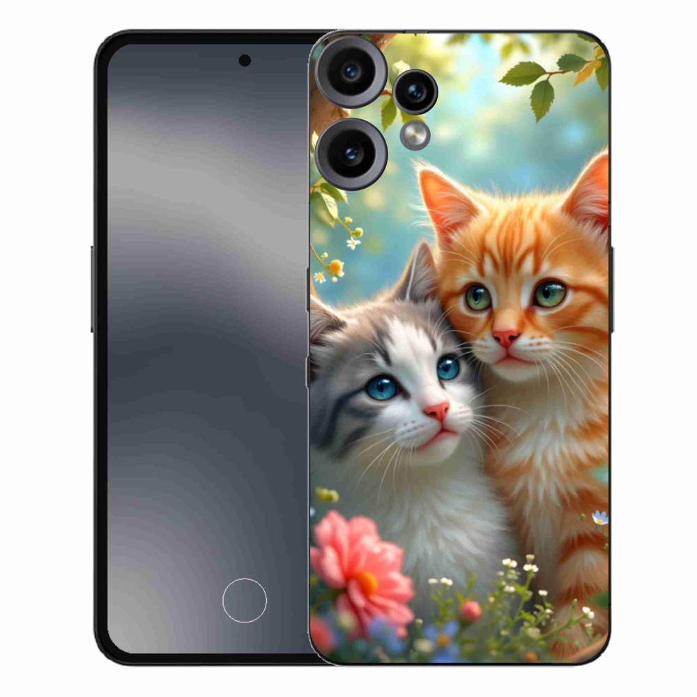 Gelový kryt mmCase na Nothing CMF Phone 2 Pro - kočičí láska 2