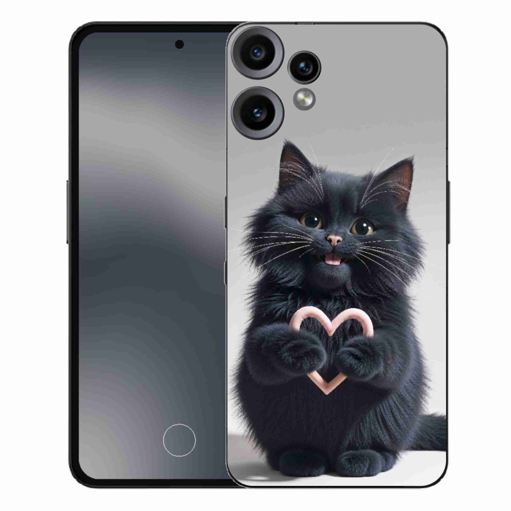 Gelový kryt mmCase na Nothing CMF Phone 2 Pro - kočičí láska 3