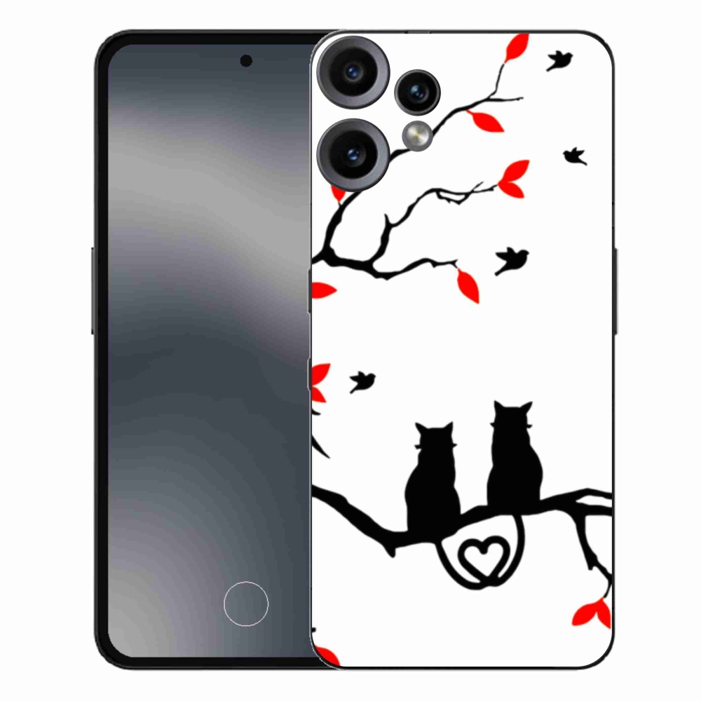 Gelový kryt mmCase na Nothing CMF Phone 2 Pro - kočičí láska