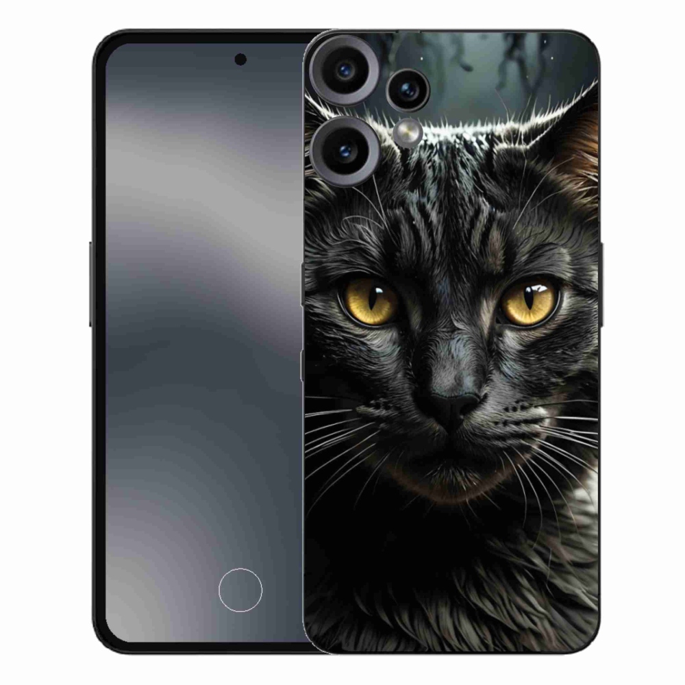 Gelový kryt mmCase na Nothing CMF Phone 2 Pro - kočičí pohled 3