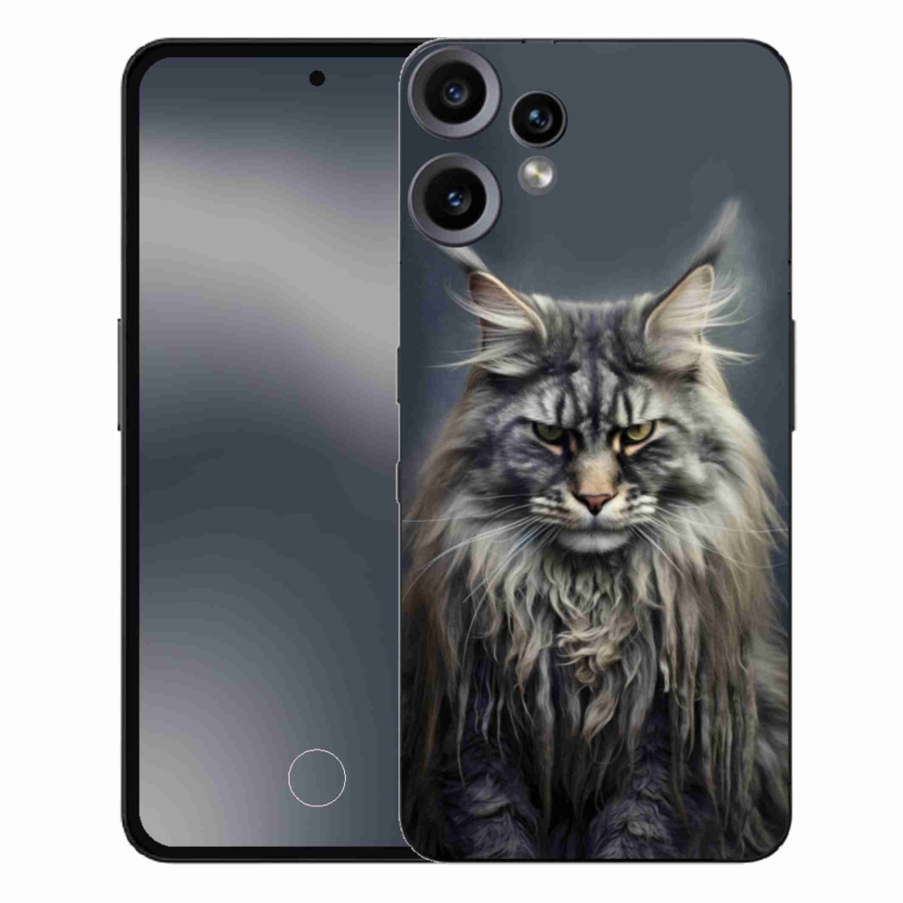 Gelový kryt mmCase na Nothing CMF Phone 2 Pro - kočíčí pohled 4