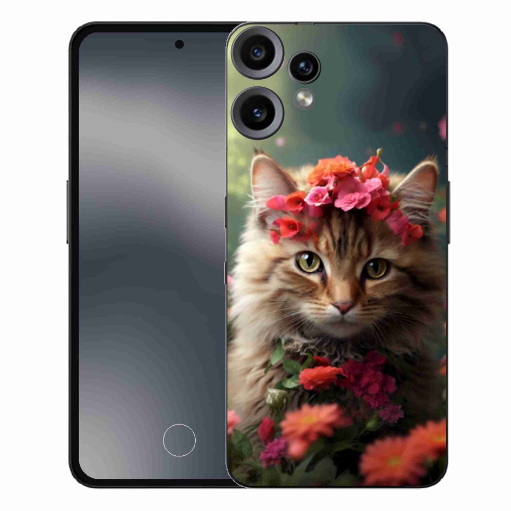 Gelový kryt mmCase na Nothing CMF Phone 2 Pro - kočíčí princezna