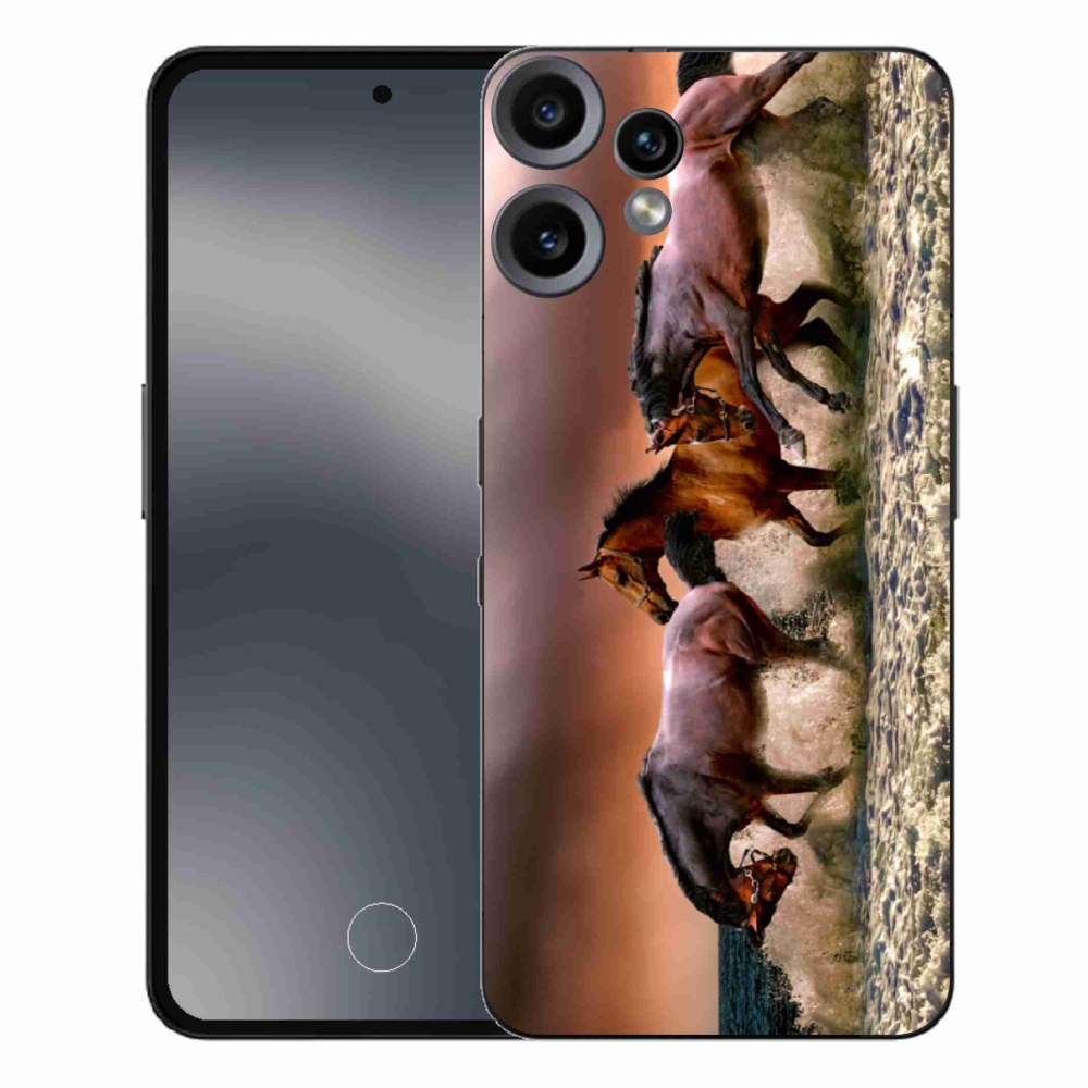 Gelový kryt mmCase na Nothing CMF Phone 2 Pro - koně 1
