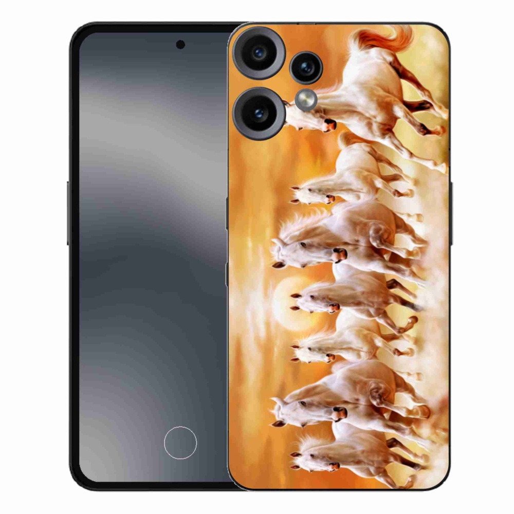 Gelový kryt mmCase na Nothing CMF Phone 2 Pro - koně 2