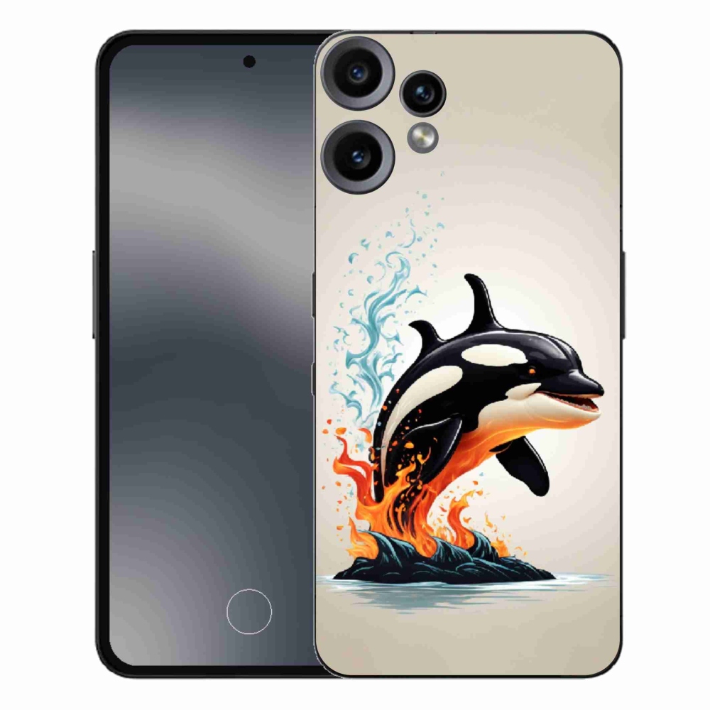 Gelový kryt mmCase na Nothing CMF Phone 2 Pro - kosatka