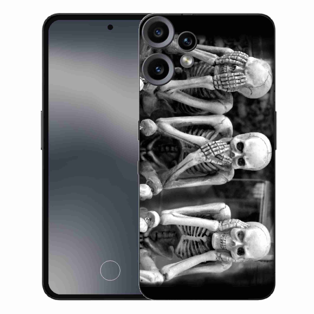 Gelový kryt mmCase na Nothing CMF Phone 2 Pro - kostlivci
