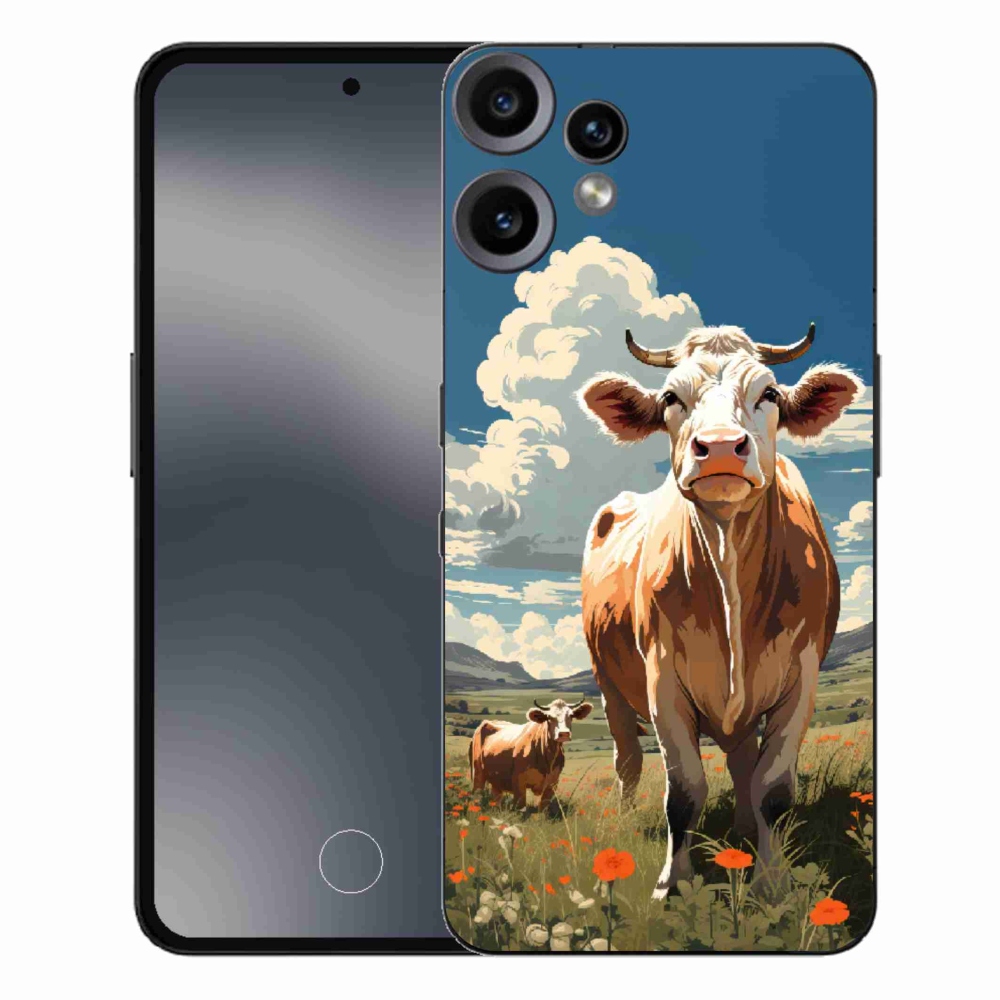 Gelový kryt mmCase na Nothing CMF Phone 2 Pro - krávy na louce