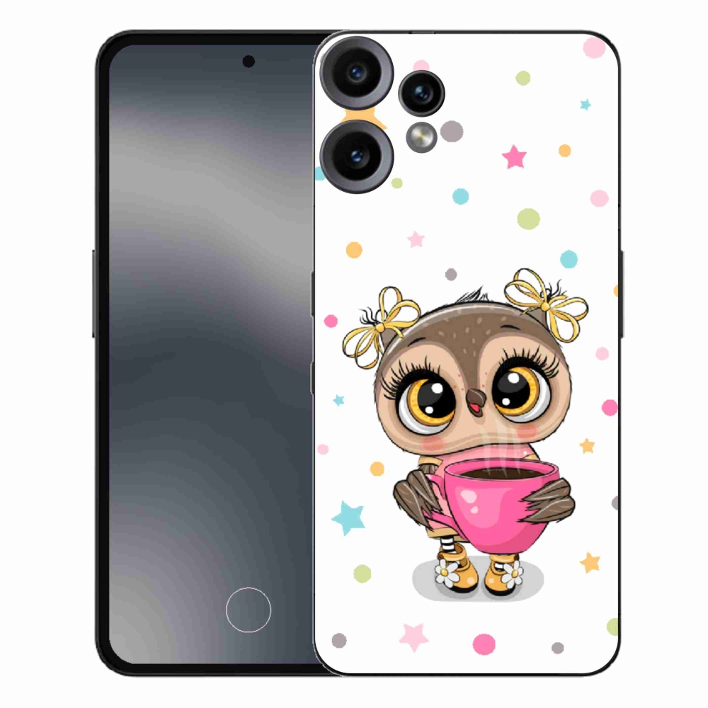 Gelový kryt mmCase na Nothing CMF Phone 2 Pro - kreslená sovička