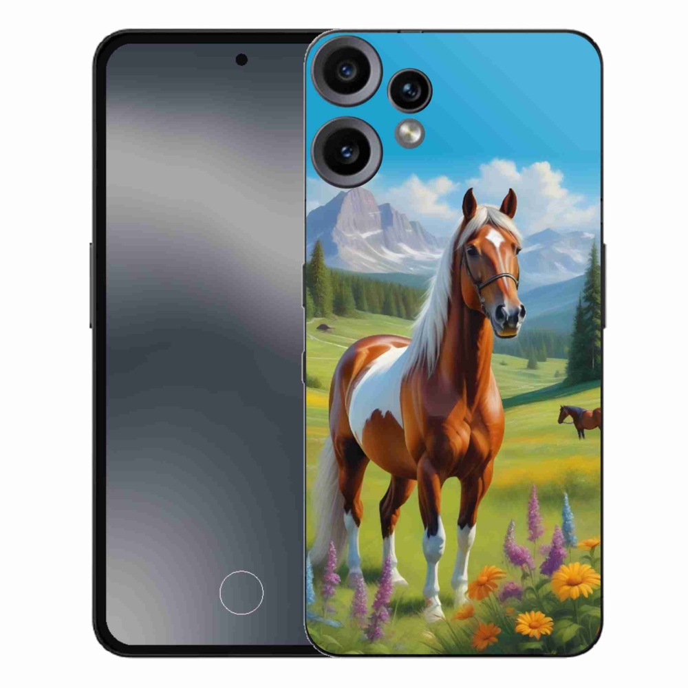Gelový kryt mmCase na Nothing CMF Phone 2 Pro - kůň na louce