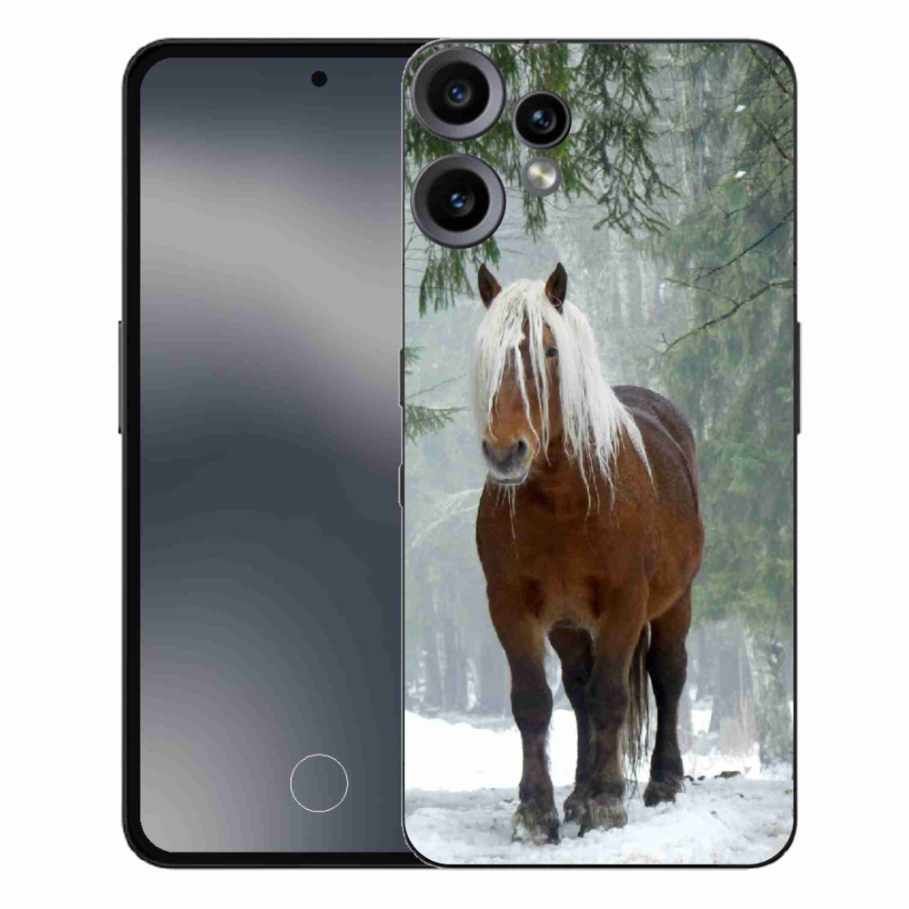 Gelový kryt mmCase na Nothing CMF Phone 2 Pro - kůň v lese