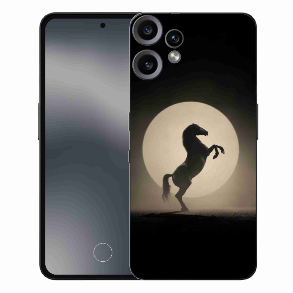 Gelový kryt mmCase na Nothing CMF Phone 2 Pro - kůň v siluetě