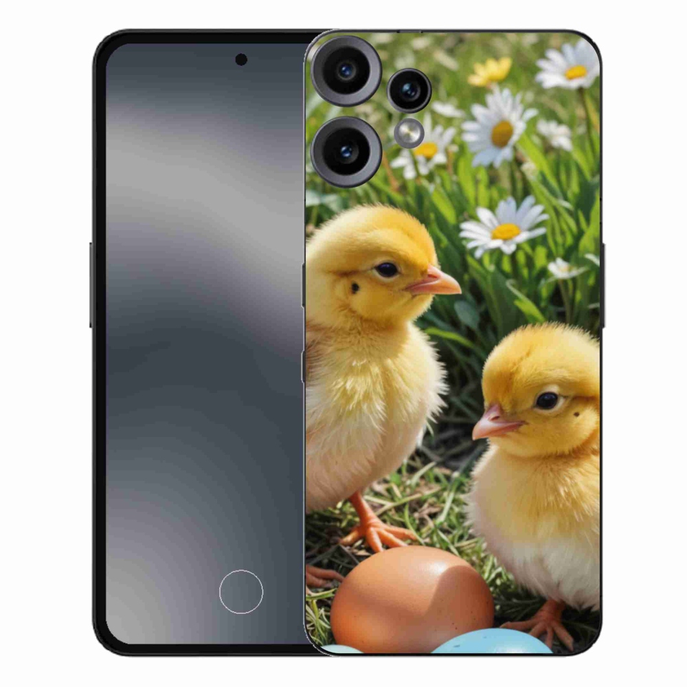 Gelový kryt mmCase na Nothing CMF Phone 2 Pro - kuřátka