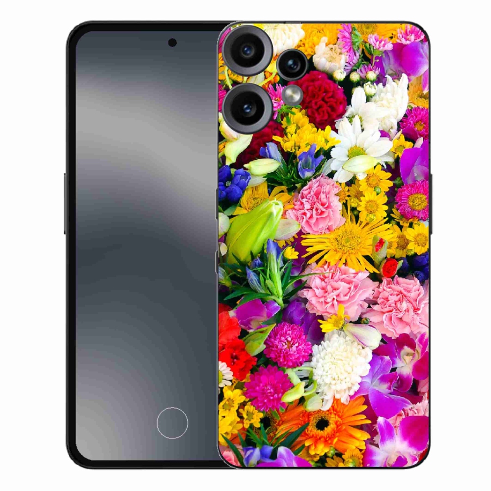 Gelový kryt mmCase na Nothing CMF Phone 2 Pro - květiny 12