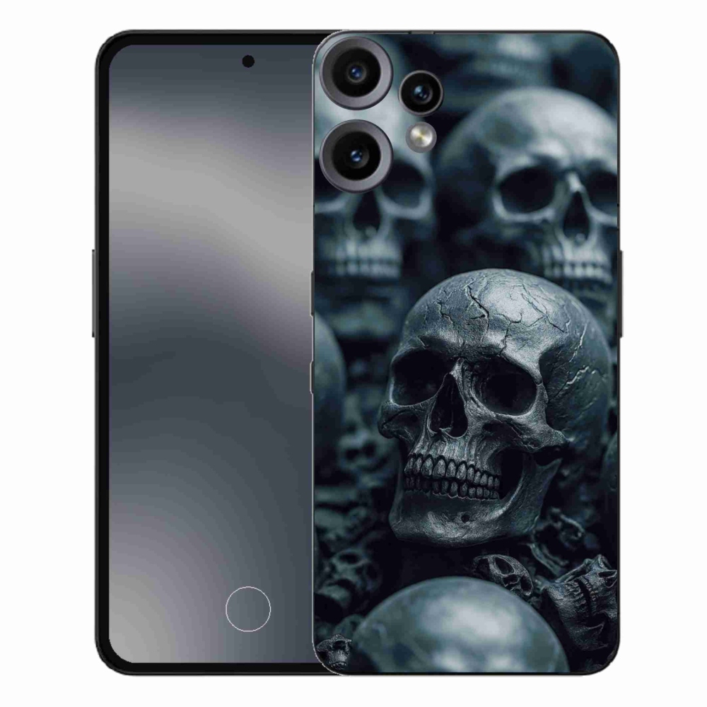 Gelový kryt mmCase na Nothing CMF Phone 2 Pro - lebka 2