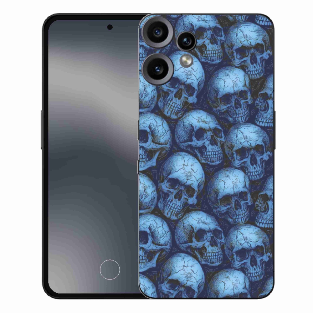 Gelový kryt mmCase na Nothing CMF Phone 2 Pro - lebky