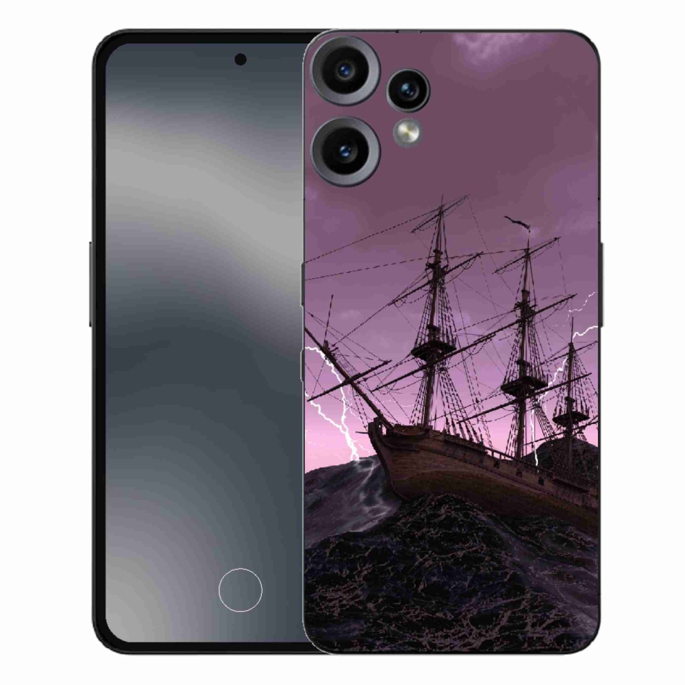 Gelový kryt mmCase na Nothing CMF Phone 2 Pro - loď v bouři