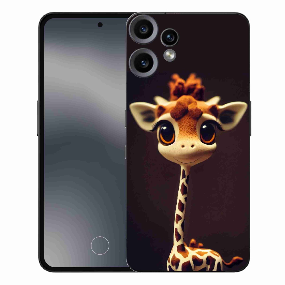 Gelový kryt mmCase na Nothing CMF Phone 2 Pro - malá žirafa