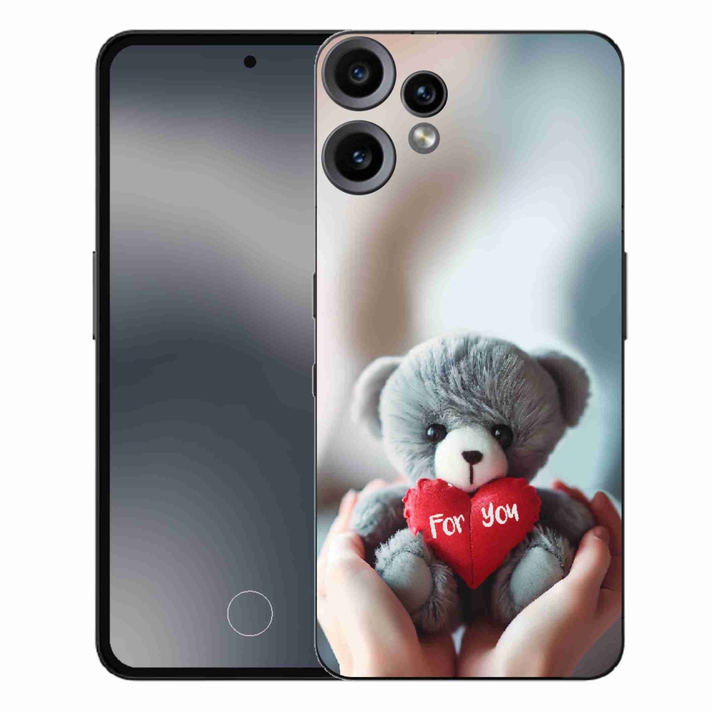 Gelový kryt mmCase na Nothing CMF Phone 2 Pro - medvídek pro zamilované