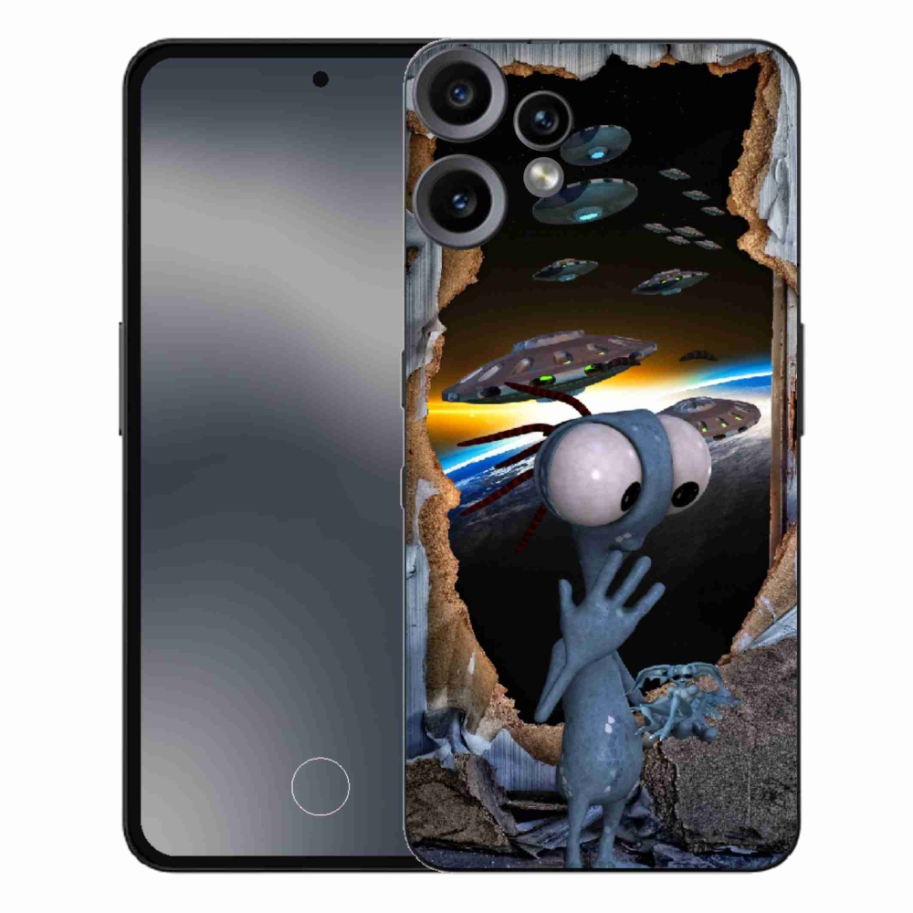 Gelový kryt mmCase na Nothing CMF Phone 2 Pro - mimozemšťan
