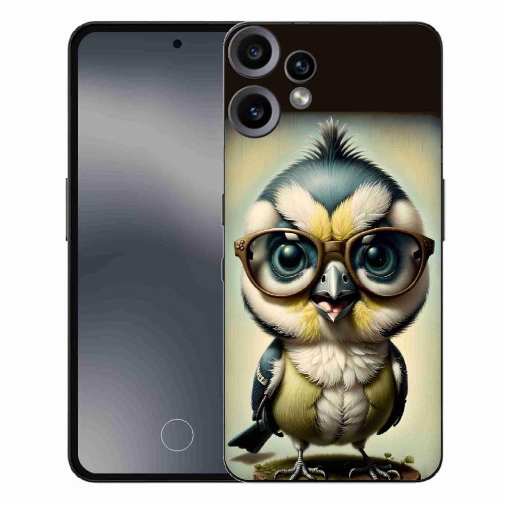 Gelový kryt mmCase na Nothing CMF Phone 2 Pro - mládě s brýlemi