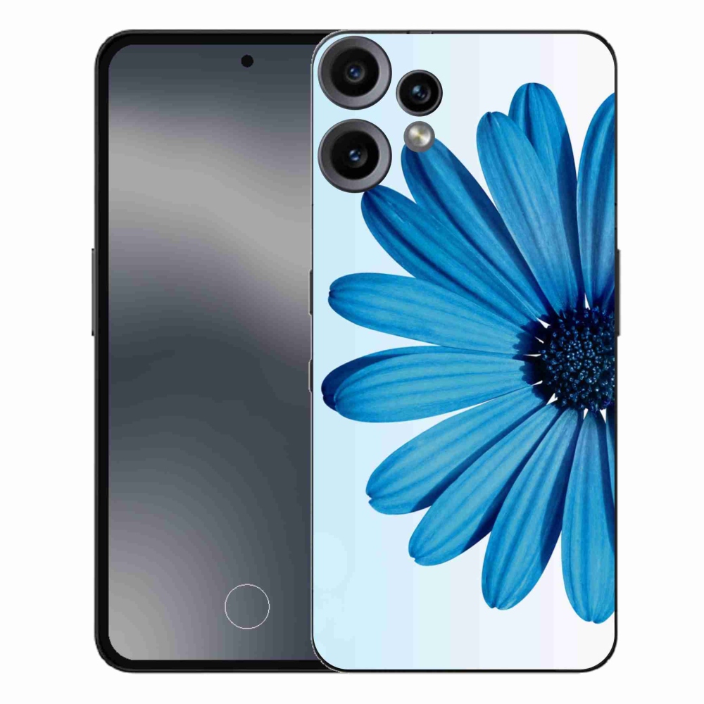 Gelový kryt mmCase na Nothing CMF Phone 2 Pro - modrá kopretina