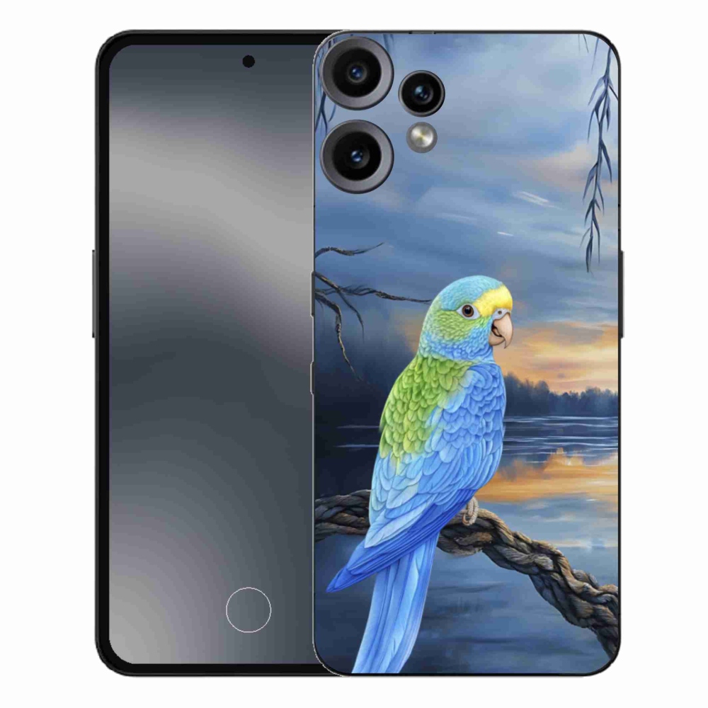 Gelový kryt mmCase na Nothing CMF Phone 2 Pro - modrý papoušek