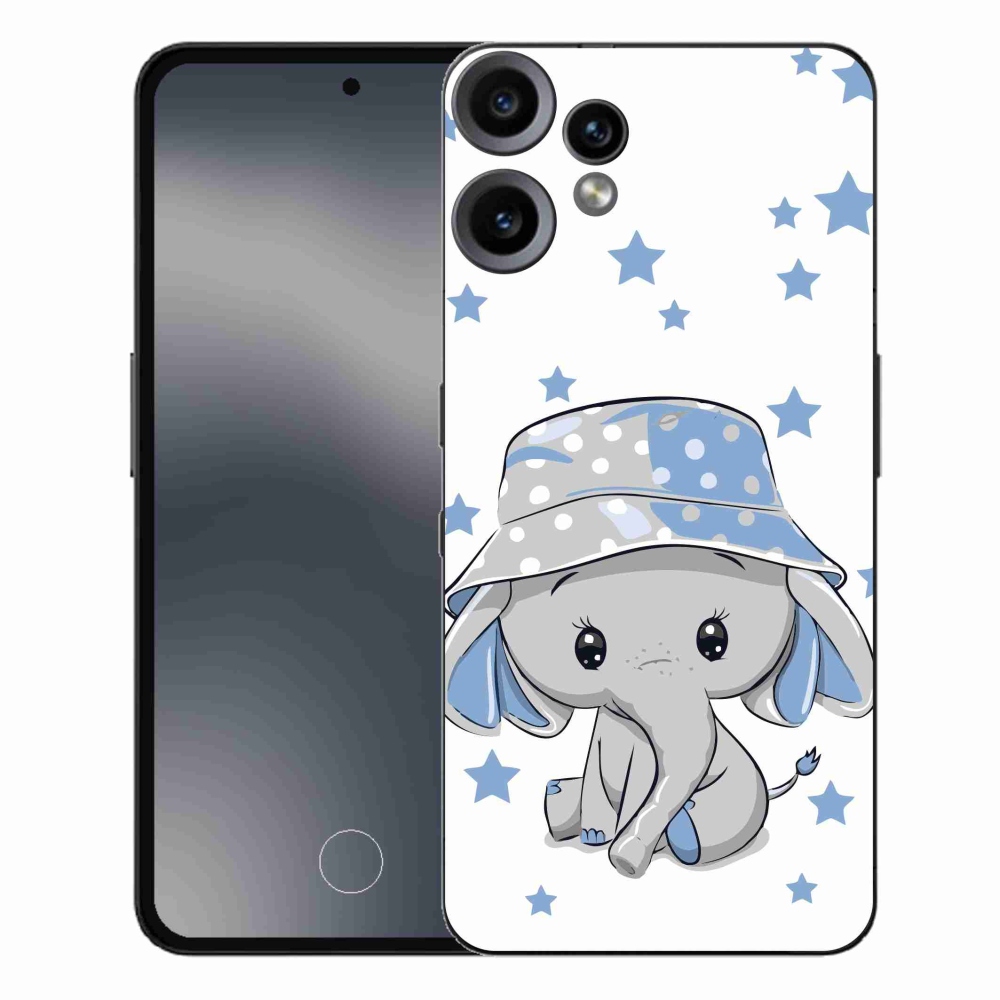 Gelový kryt mmCase na Nothing CMF Phone 2 Pro - modrý slon