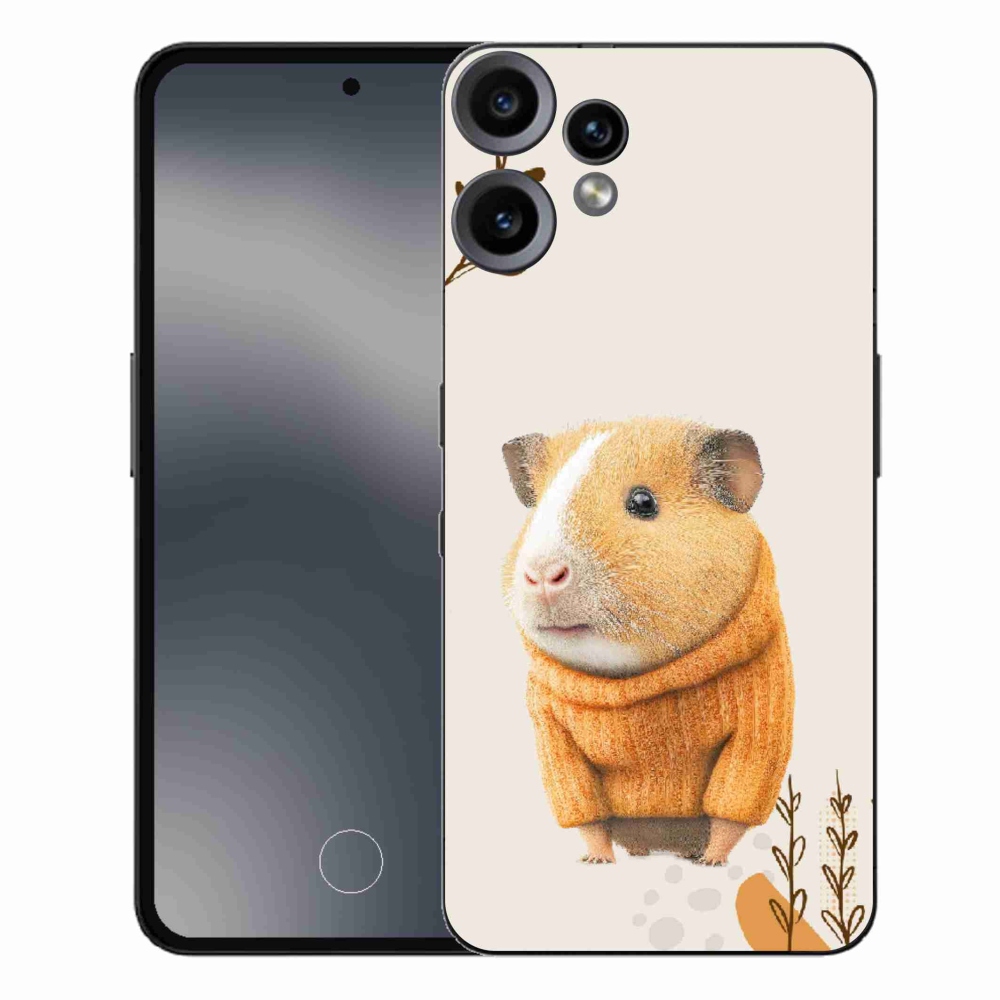 Gelový kryt mmCase na Nothing CMF Phone 2 Pro - morče ve svetru