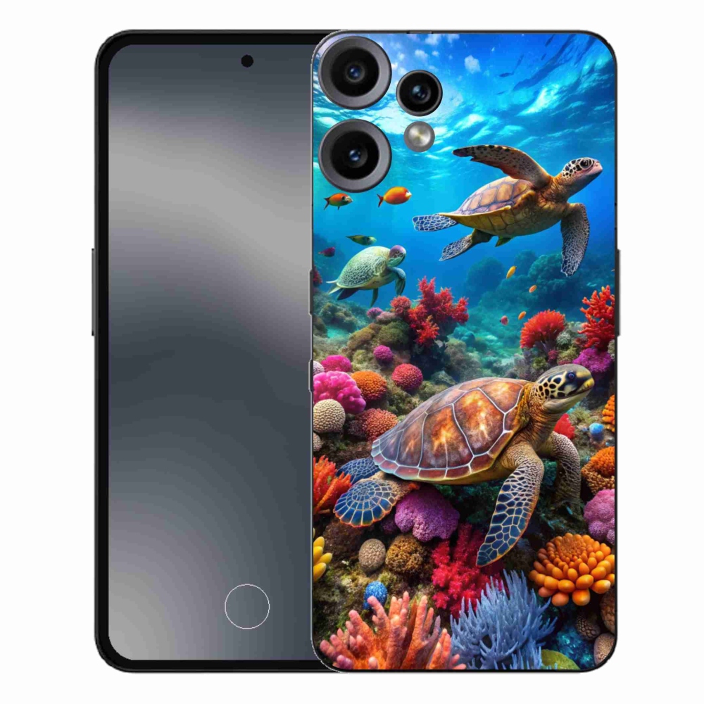 Gelový kryt mmCase na Nothing CMF Phone 2 Pro - mořský svět 2